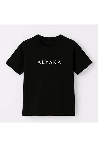 trender Alyaka Bask Black Men's T-Shirt