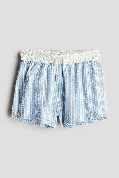 H&M Seersucker Swim Shorts