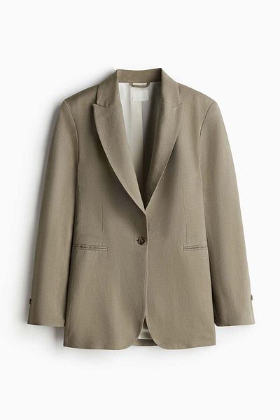 H&M Linen-blend blazer