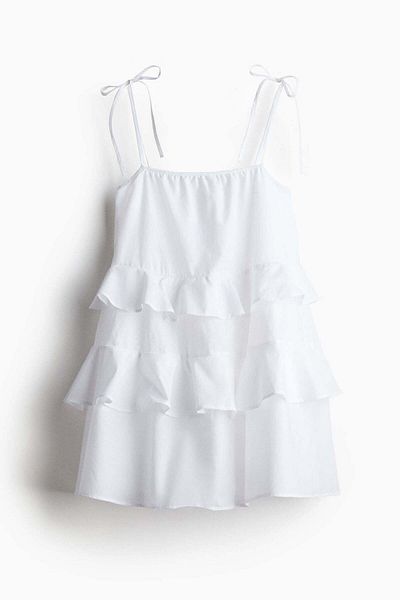 H&M Tie-strap cotton dress