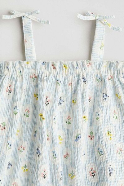 H&M Crinkled romper suit