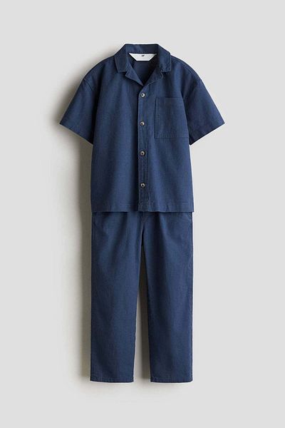 H&M 2-piece linen-blend set