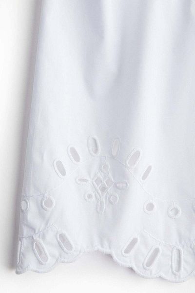 H&M Puff-sleeved cotton blouse