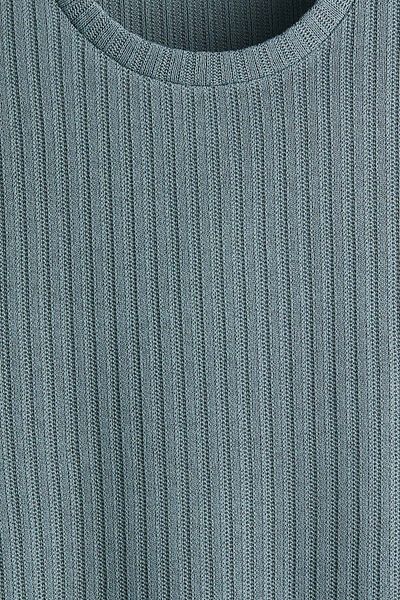 H&M Regular Fit Rib-knit T-shirt