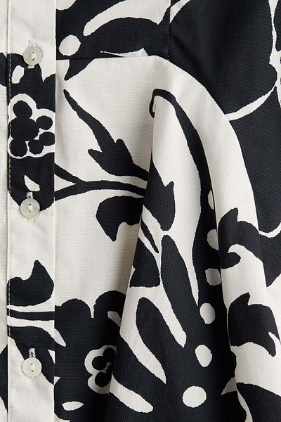 H&M Button-front Cotton Dress