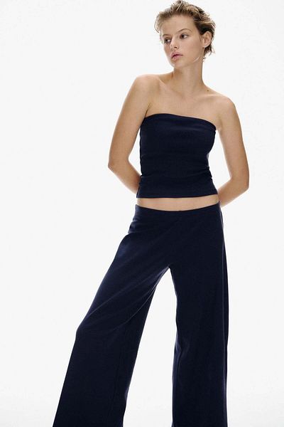 H&M 2-piece ribbed top and trousers set