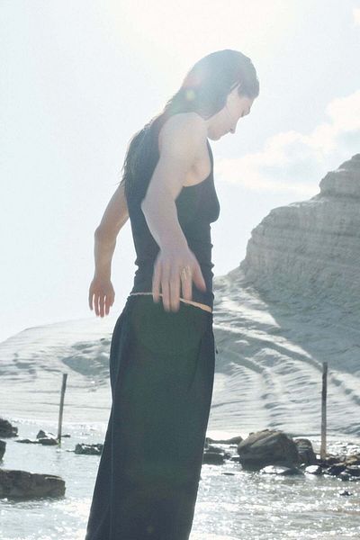 H&M Cropped Linen-blend Trousers