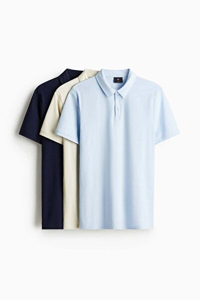 H&M 3-pack Slim Fit Polo shirts