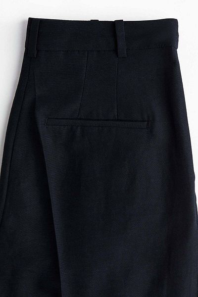 H&M Wide linen-blend trousers