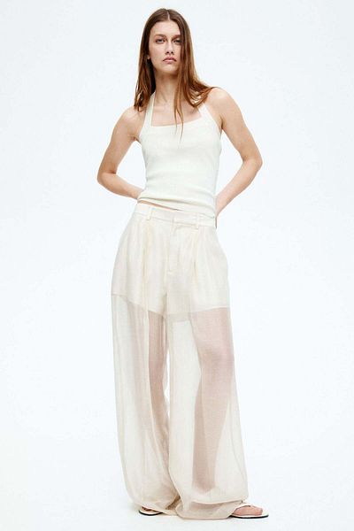 H&M Fine-knit halterneck top