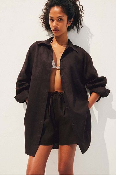 H&M Linen Beach Shirt