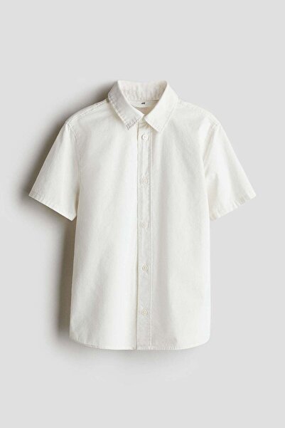 H&M Short-sleeved cotton shirt