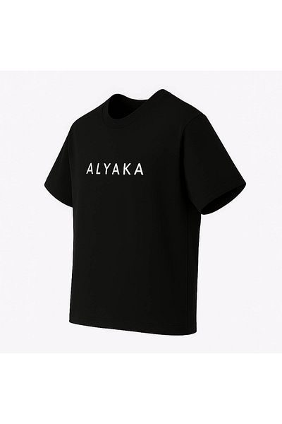 trender Alyaka Bask Black Men's T-Shirt