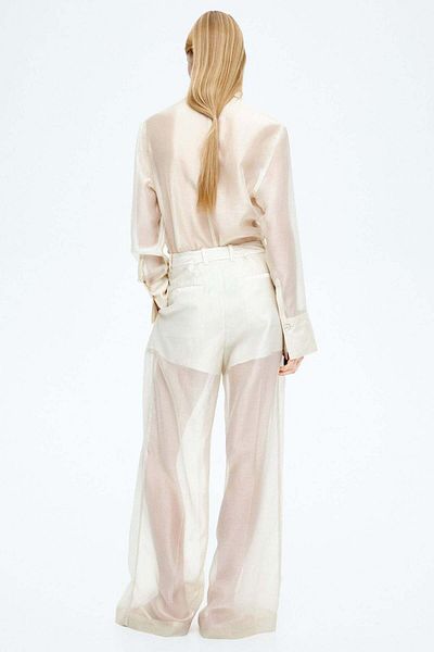 H&M Wide sheer trousers