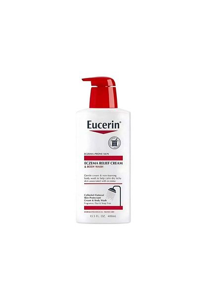 Eucerin creamy body wash for treating eczema, 400 ml