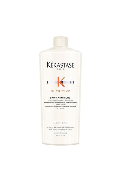 Kerastase شامبو مرطب ومغذي باين ساتين ريتشي، 1000 مل، للشعر الجاف جدًا