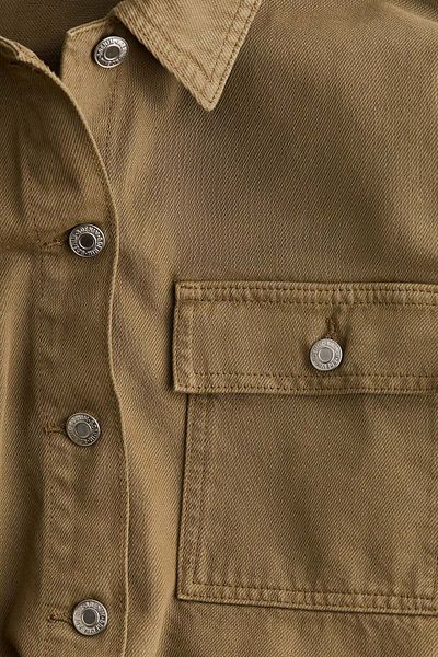 H&M Tie-belt denim jacket