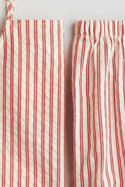 H&M 2-piece Cotton Strappy Top And Shorts Set