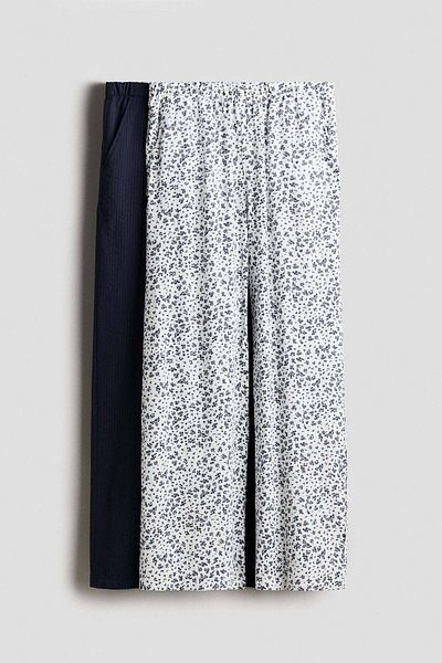 H&M 2-pack wide leg trousers