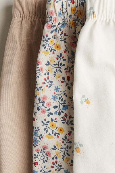 H&M 3-pack cotton trousers