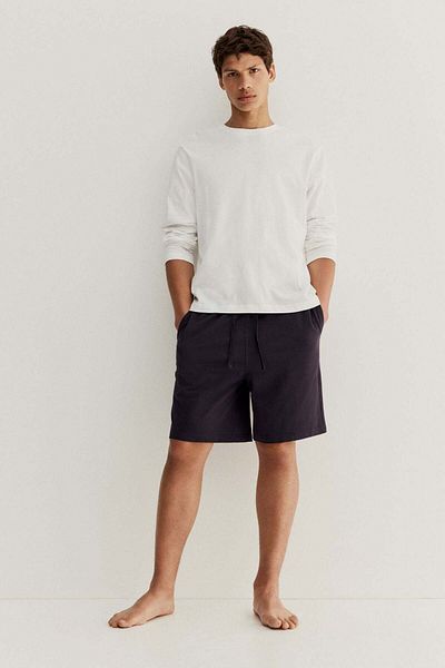 H&M Relaxed Fit Knee-length Piqué Shorts