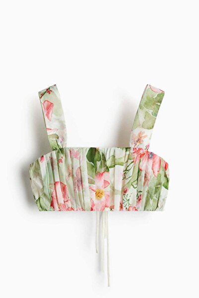H&M Pleated crop top