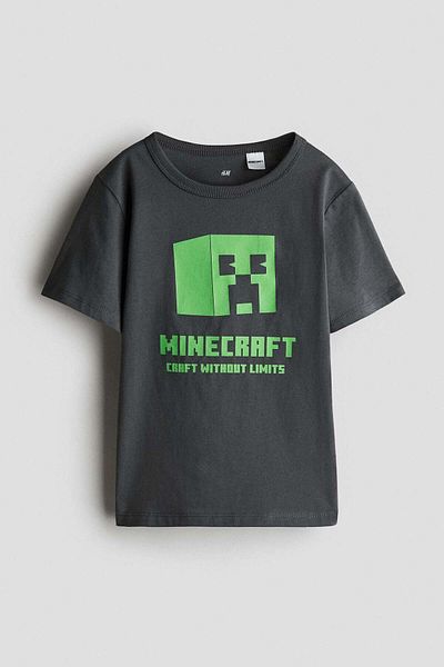 H&M Printed cotton T-shirt