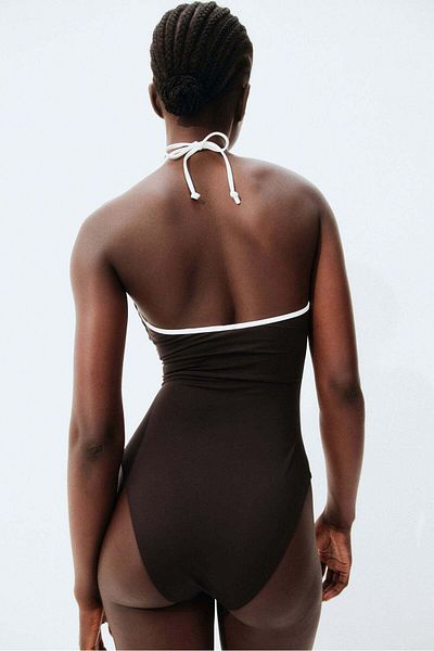 H&M Padded-cup cut-out swimsuit
