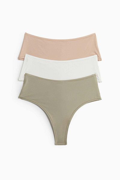 H&M 3-pack microfibre Brazilian briefs