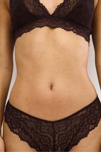 H&M 2-pack lace Brazilian briefs