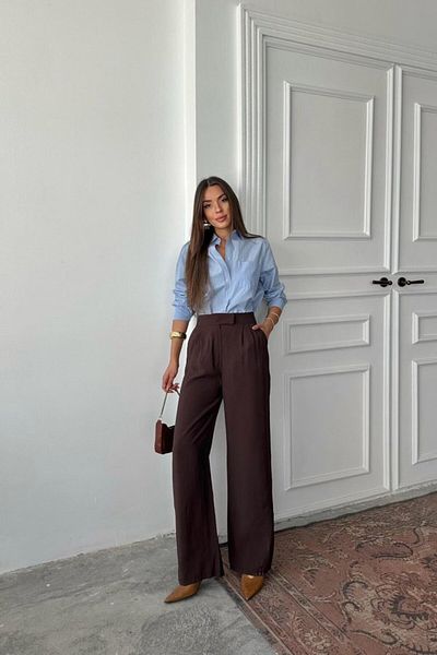 velmorafashion Brown Trousers