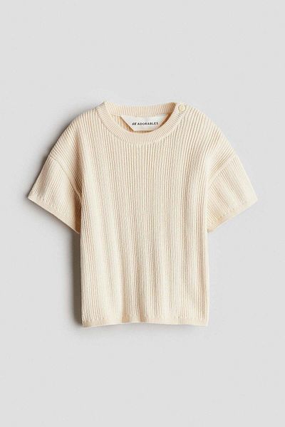 H&M Rib-knit T-shirt
