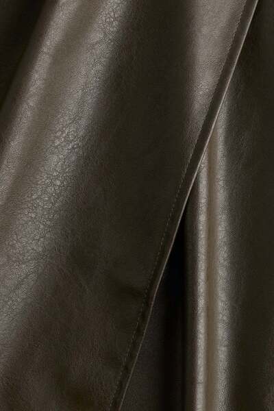 H&M Coated wrap skirt