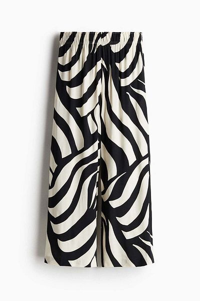 H&M Cropped pull-on trousers