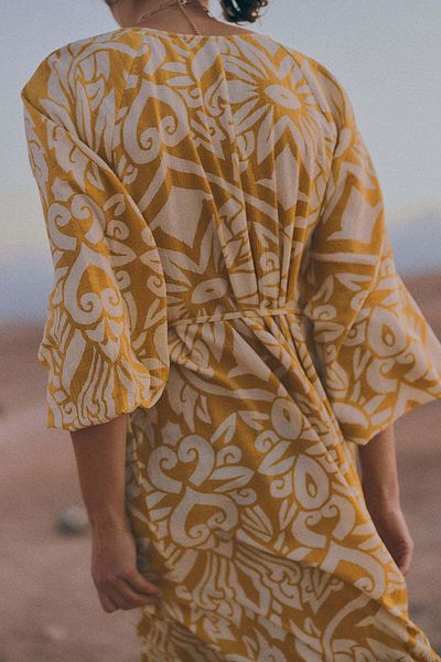 H&M Tie-belt crêpe dress