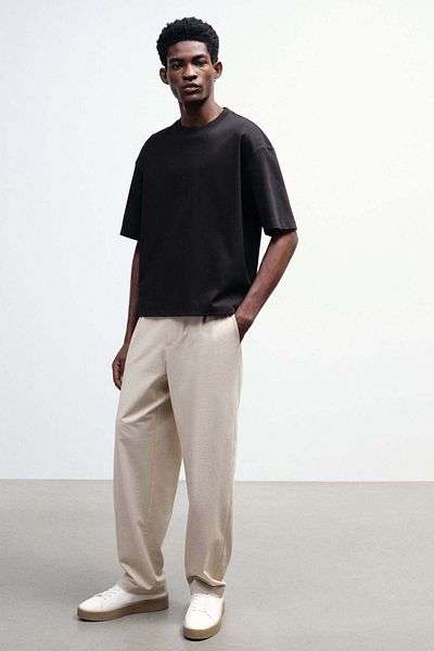 H&M Loose Fit Boxy-style T-shirt