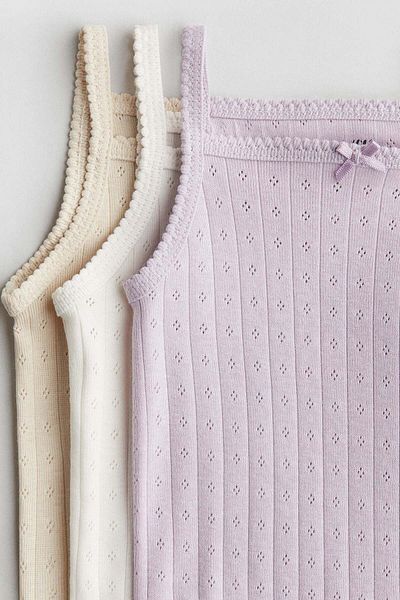 H&M 3-pack Sleeveless Bodysuits
