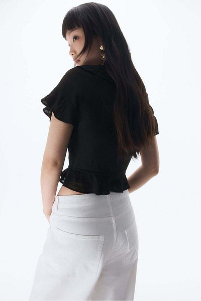 H&M Flounced blouse