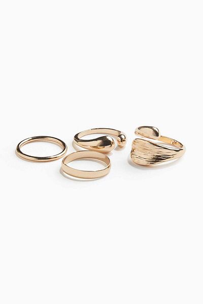 H&M 4-pack rings