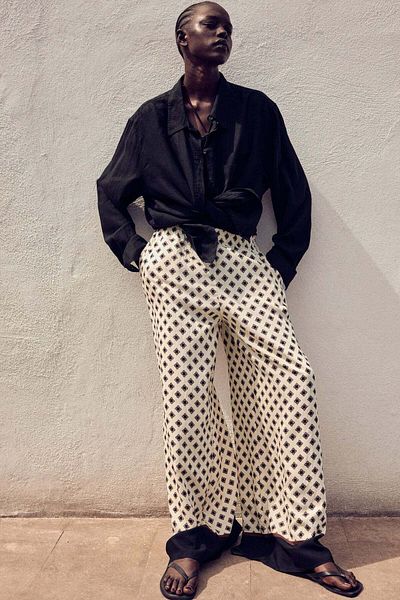 H&M Wide pull-on trousers