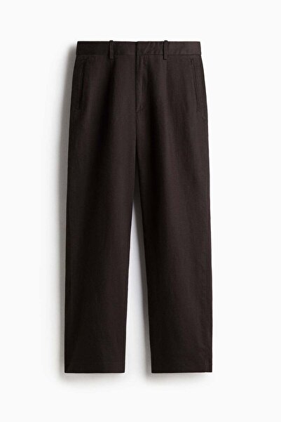 H&M Relaxed Fit linen-blend trousers
