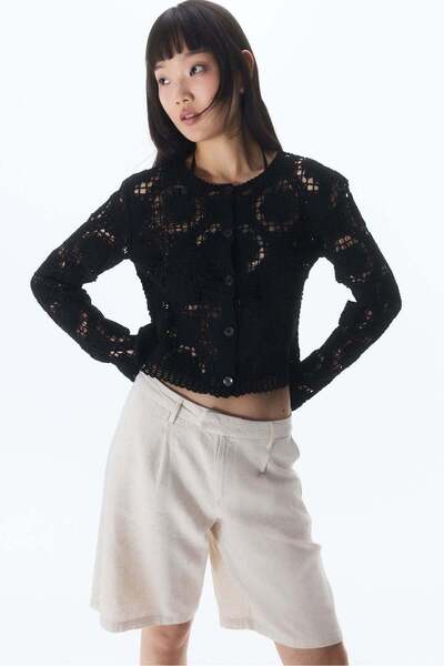 H&M Crochet-look cardigan