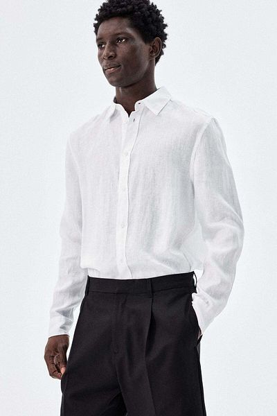 H&M Regular Fit Linen shirt