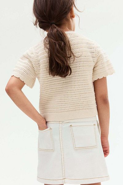 H&M Cotton twill skirt
