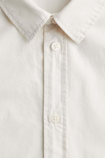 H&M Short-sleeved Cotton Shirt