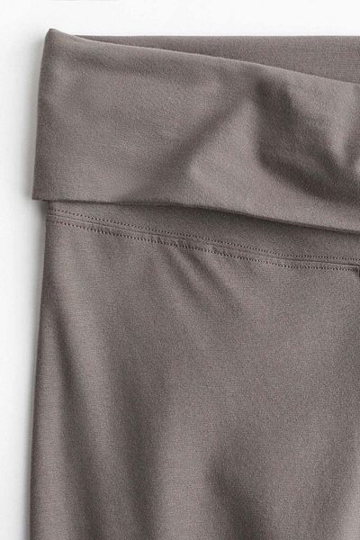 H&M Foldover-waist Jersey Trousers
