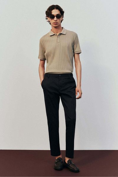 H&M Slim Fit Cropped Trousers
