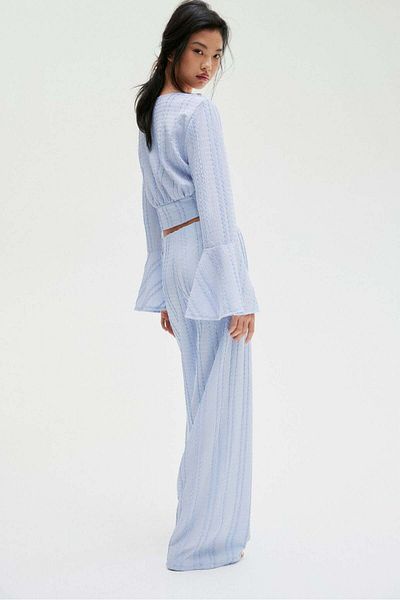 H&M Lace jersey trousers