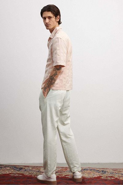 H&M Regular Fit Lyocell-blend trousers