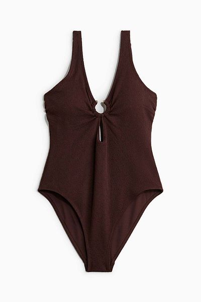 H&M Padded-cup High Leg Swimsuit